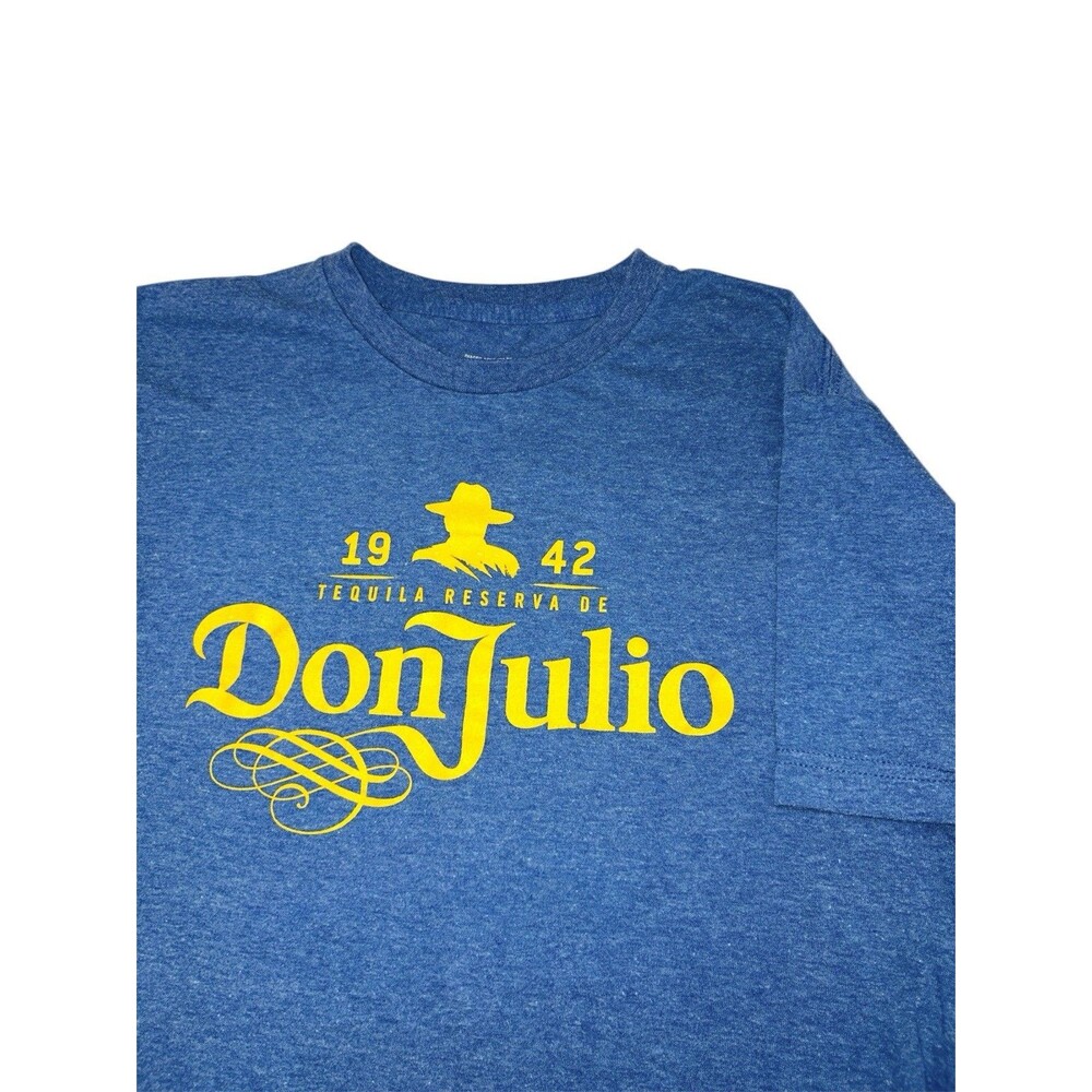 1942 Tequila Tee Reserva De Don Julio T-Shirt Men's Medium Blue Crewneck